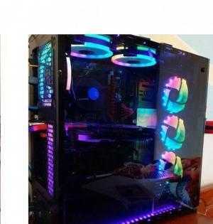 Bộ Fan case LED 12cm RGB kèm Hub 10 cổng điều khiển Quạt tản nhiệt có Remote