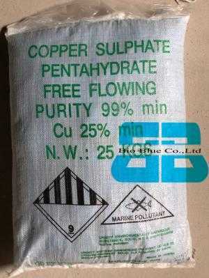 Đồng Sulfate (CuSO4) CuSO4.5H2O 25% giá cạnh tranh nhập khẩu trực tiêp