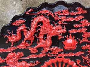 Quạt tứ linh long ly quy phụng