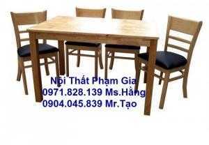 Bộ bàn ghế gỗ giá rẻ