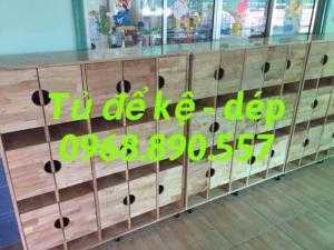 Tủ kệ gỗ cho các trường mầm non