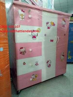 Tủ nhựa 2 buồng 5 ngăn