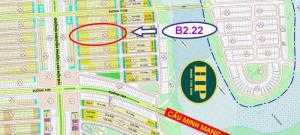 Cần bán B2.22 Nam Hòa Xuân điện âm tay trái gần sông, gần cầu Minh Mạng