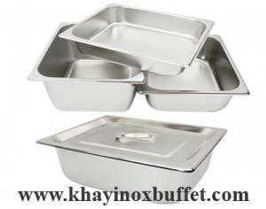 Khay inox bán thực phẩm cho căn tin, quán ăn, quầy hàng lưu động