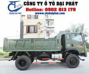Xe ben Trường Giang 2 cầu Mỹ có kích thước thùng dài 4100 x 2285 x 755/--- mm, thùng ben được đóng chắc chắn và tỉ mỉ bằng thép chịu tải cực cao.