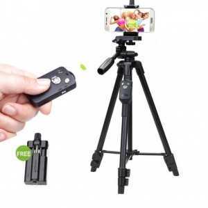 Gậy Tripod Chụp Hình Yunteng 5208 + Tặng Kèm Remote