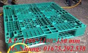 Công ty bán pallet nhựa cũ giá rẻ tại Hà Nội 1000x1000x120 mm