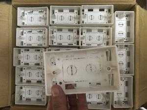 Nhân mạng AMP Cat 5E 1375191-1, Mặt 1,2,3 cổng AMP, đế âm