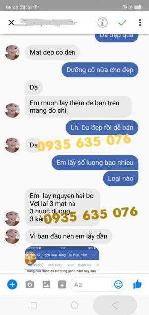 mỹ phẩm bạch hoa hồng