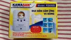 Đui đèn cảm ứng vi sóng chính hãng Kawasan RS686B