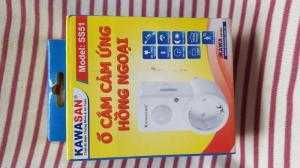 Ổ cắm điện cảm ứng hồng ngoại,hàng chính hãng Kawasan SS51