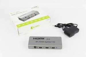 Bộ chia HDMI Kiwi S1.4 gồm có:
Cục chuyển đổi 1 ra 4 S1.4, Nguồn 5V 2A