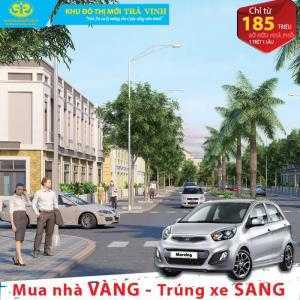 Nhà phố khu đô thị mới Trà Vinh, ưu đãi lãi suất, ưu đãi quà tặng