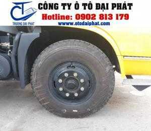 Xe tải dongfeng hoàng huy B170 có công thức bánh xe 4x2, được trang bị cở lốp 10.00R-20 bó thép có khả năng chịu nhiệt và ma sát tốt đảm bảo ban toàn trong quá trình vận hành.