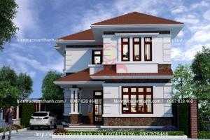 Biệt thự mái thái mini 100m2 sang chảnh tại Vĩnh Phúc