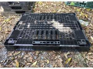 Pallet nhựa cũ 1300x1100x120mm. Hàn