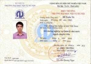 Chứng chỉ QLNN ngạch Chuyên viên