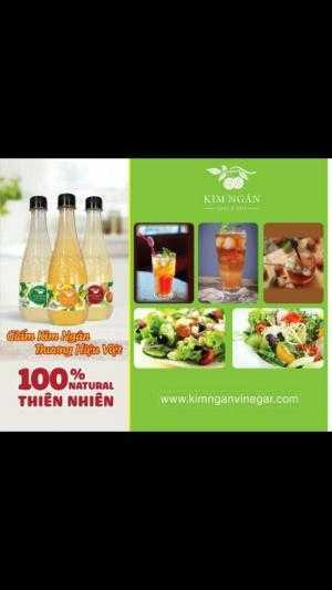 Giấm táo mèo Kim Ngân