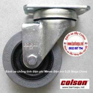 Bánh xe chống tĩnh điện Colson Mỹ càng cố định và xoay phi 90