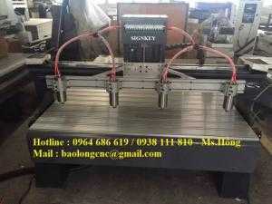 Máy đục gỗ cnc 4 đầu, máy cnc khắc gỗ 4 đầu bán chạy nhất Phú thọ