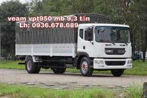 Xe tải Veam vpt950 tải trọng 9,3 tấn, cabin kép hiện đại, thùng dài 7m6,giá rẻ nhất