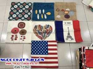 Chuyên Sỉ Vỏ Áo Gối Tựa Lưng, Áo Gối Ôm Size 45 x 45 cm. Nệm Ngồi Ngọc Phát Sài Gòn
