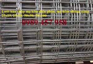 Lưới thép hàn D2 25x25, Lưới mạ kẽm D3 50x50, Lưới hàng rào D4 50x50, 50x150