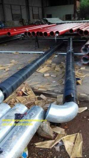 Đường ống sắt tráng kẽm được bọc bảo vệ chống ăn mòn