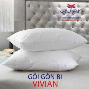 Best combo 2 gối nằm gòn bi 50x70cm cao cấp Vivian