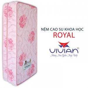 Nệm cao su khoa học Royal gấp 3 Vivian 1.6mx2.0mx10cm