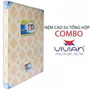 Nệm cao su tổng hợp Combo Vivian 1.55mx1.95mx11cm