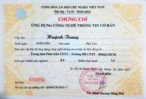 Ôn và Thi chứng chỉ Ứng dụng CNTT thông tư 03/2014/TT-BTTTT