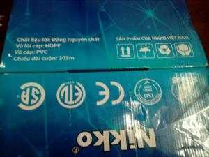 Cáp mạng CAT 6 sợi màu xanh