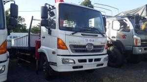 Giá Xe Tải Hino 5 Tấn Có Cần Cẩu 3 Tấn Mới/ Cũ. Thùng Dài 6 m. Giá Cẩu Rẻ Nhất Miền Nam