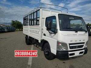 Bán xe tải Mitsubishi Fuso Canter 4.99 tải trọng 2.2 tấn đời 2018 tiêu chuẩn Euro 4 tại Thaco Long An, Tiền Giang, Bến Tre