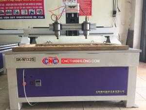Máy cnc 1325 - 2 đầu nhập khẩu, máy cắt quảng cáo 1325 bán chạy nhất Quảng ninh