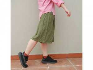Quần linen xanh siêu xinh