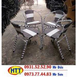 Bàn ghế nhựa giả mây giá rẻ Hoàng Trung Tín99