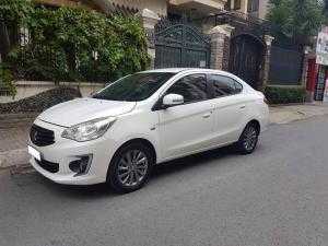 bán xe Mitsubishi Attrage 2016 số sàn màu trắng cực đẹp