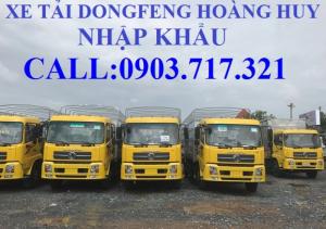 Gía xe tải Dongfeng B170 – 9T35 thùng bạt Inox.