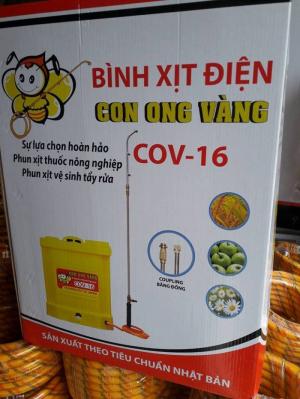 Bán máy phun thuốc trừ sâu chạy điện 16L COV-16 sản xuất theo công nghệ Nhật Bản giá rẻ nhất thị trường
