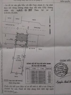 Nhà MT đường số 13, 8tỷ, 100m (5x20), 5 tầng, có thang máy, gần nhà thờ Hạnh Thông Tây, phường 11, Gò Vấp