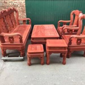 Bộ bàn ghế minh quốc triện gỗ hương nam phi