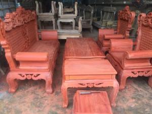 Bộ bàn ghế hoàng gia gỗ hương nam phi