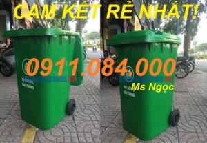 Cần Thơ: Giá thùng rác môi trường 240 lít xả kho giá rẻ nhất