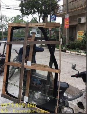 kính hông cần máy xúc komatsu pc200-8