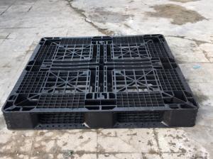 Pallet nhựa 1100x1100x150mm. Hàn (balet, palet, ba lét, pa lét)