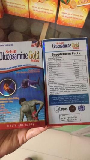 Schiff Glucosamine Gold 2400mg - Hỗ trợ xương khớp
