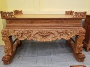 Sập Thờ Tứ Linh Chân 20_Nội Thất Sơn Đông