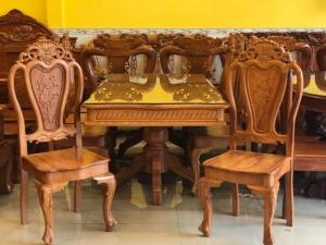 BÀN ĂN 8 GHẾ_Nội thất Sơn Đông